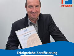 PFINDER KG erfolgreich TISAX-zertifiziert