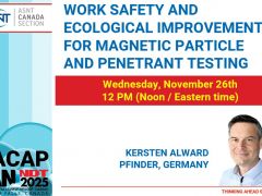 Sección canadiense de ASNT: Únase al seminario web
